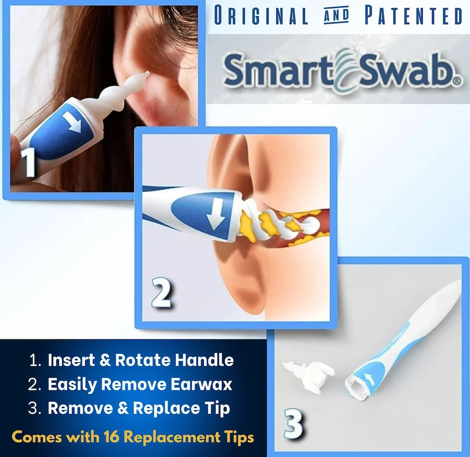 Smart Swab® Ear Wax Cleaner – Original Spiral Ear Cleaner - Image 3